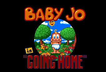 Baby Jo - The Super Hero Title Screen